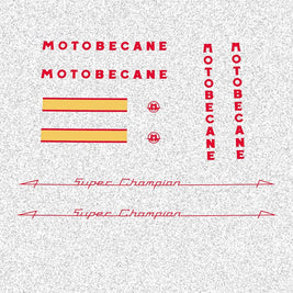 Motobecane Set 554-Bicycle Decals