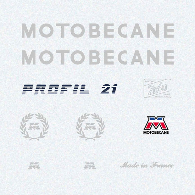 Motobecane Set 606-Bicycle Decals
