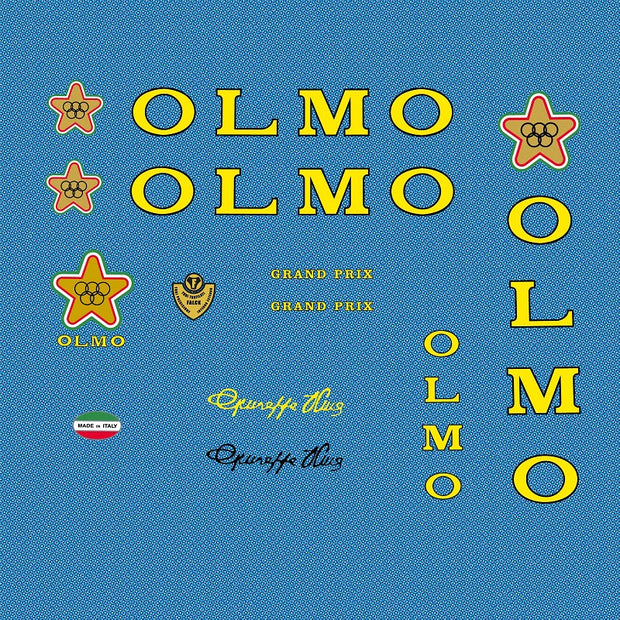Olmo Bicycle Decals Stickers Olmo Bicycle Decals Stickers