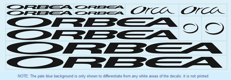 Orbea Set 1-Bicycle Decals