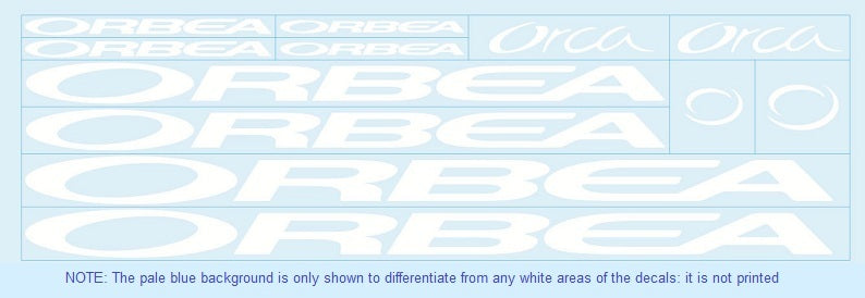 Orbea Set 2-Bicycle Decals