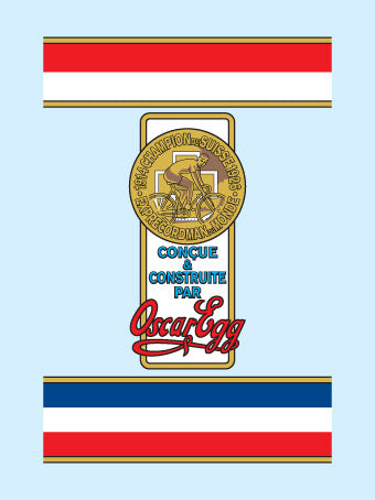 Oscar Egg Set 2-Bicycle Decals