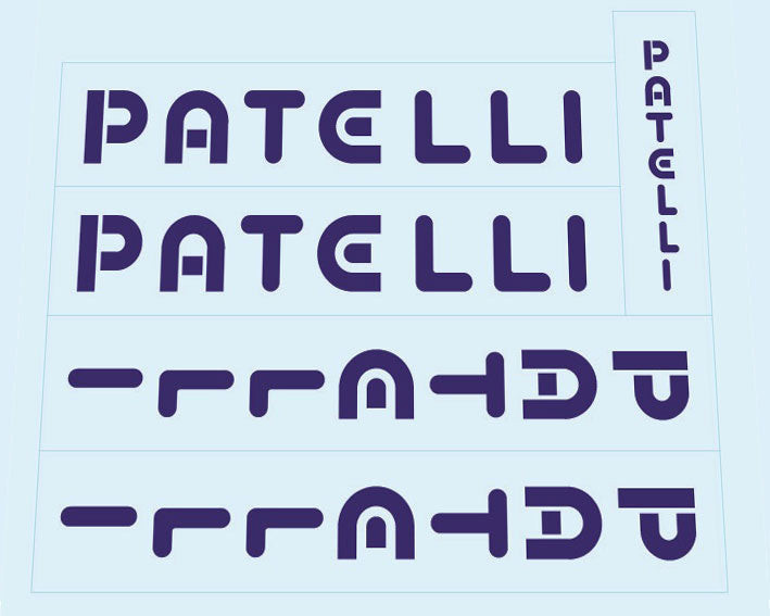 Patelli SET 1-Bicycle Decals