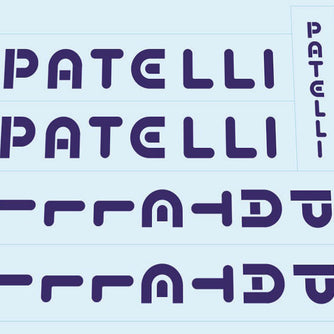 Patelli SET 1-Bicycle Decals