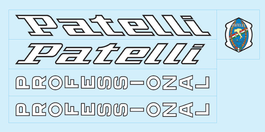 Patelli SET 2-Bicycle Decals