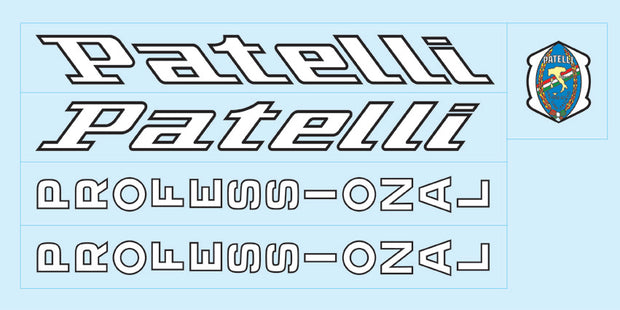 Patelli SET 2-Bicycle Decals
