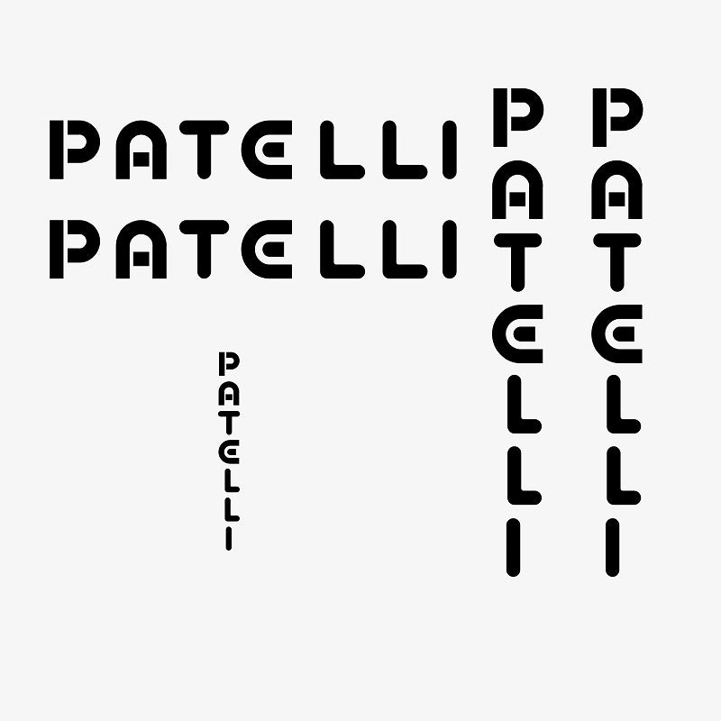 Patelli Set 505-Bicycle Decals