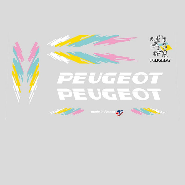 Peugeot Late 1980s Early 1990s Bicycle Decals