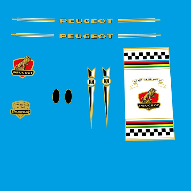 Peugeot Set 150 Bicycle Decals Tommy Simpson