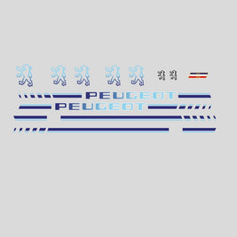 Peugeot Set 27-Bicycle Decals