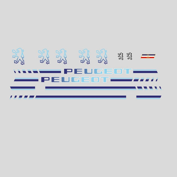 Peugeot Set 27-Bicycle Decals