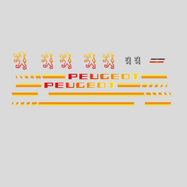 Peugeot Set 28-Bicycle Decals