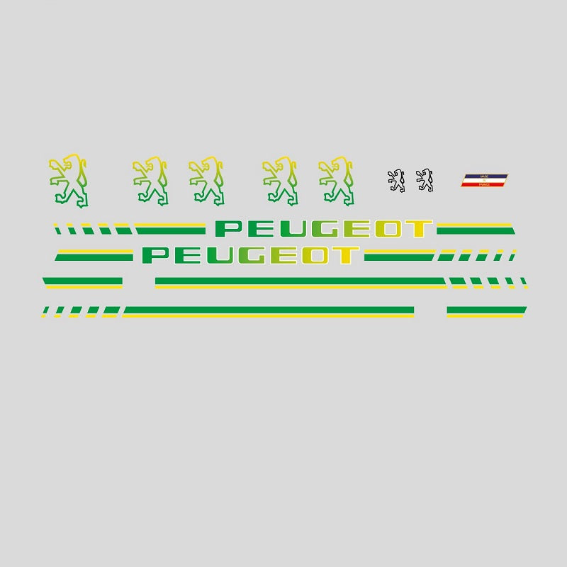 Peugeot Set 29-Bicycle Decals