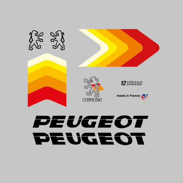 Peugeot Set 31-Bicycle Decals