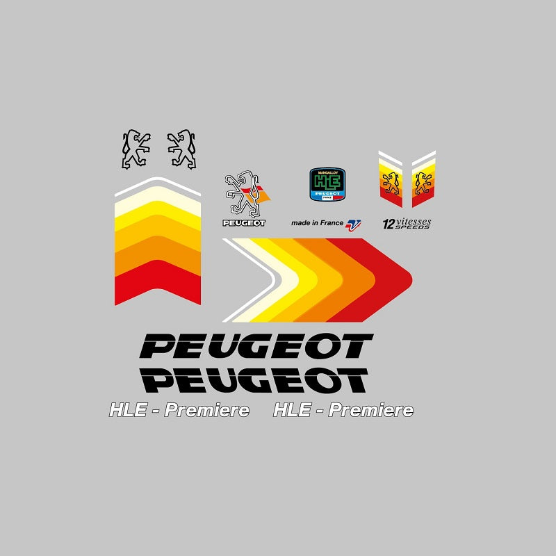 Peugeot Set 0032 Bicycle Decals - Main Image