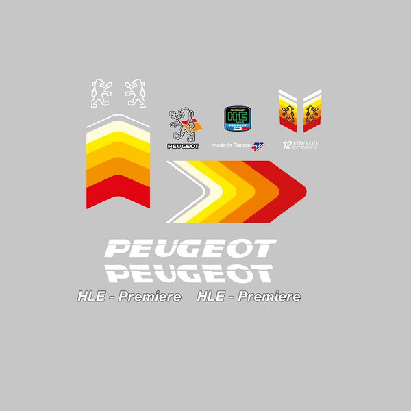 Peugeot Set 33-Bicycle Decals