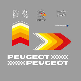 Stickers / Décalcomanies PEUGEOT Pour Vélo - PEUG502 - Fabriqué En France