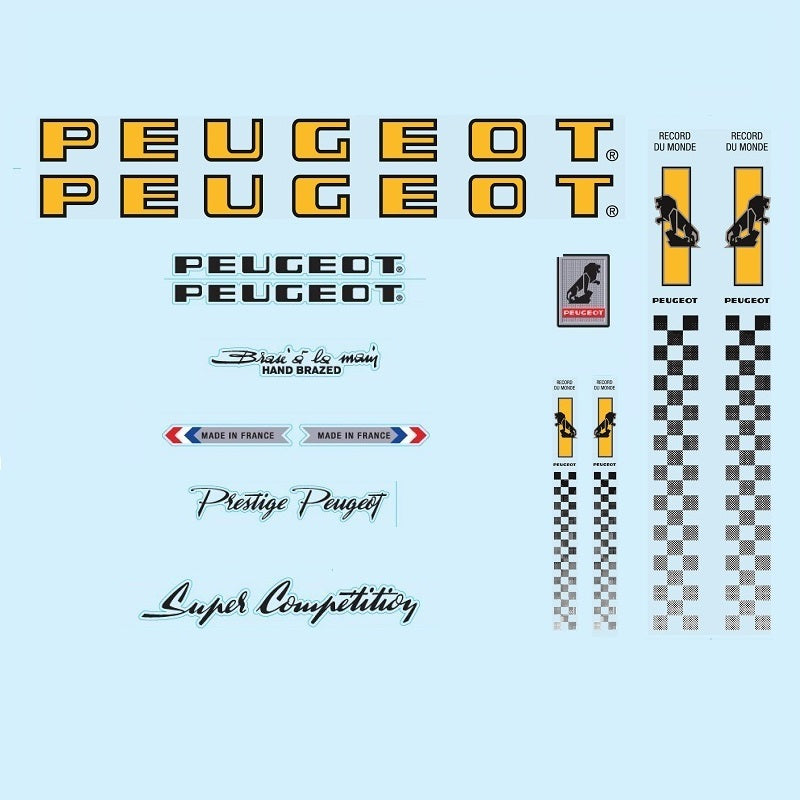 1980 Peugeot px10 py 10 bicycle decals