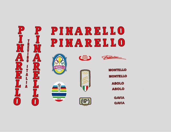 Pinarello SET 15-Bicycle Decals