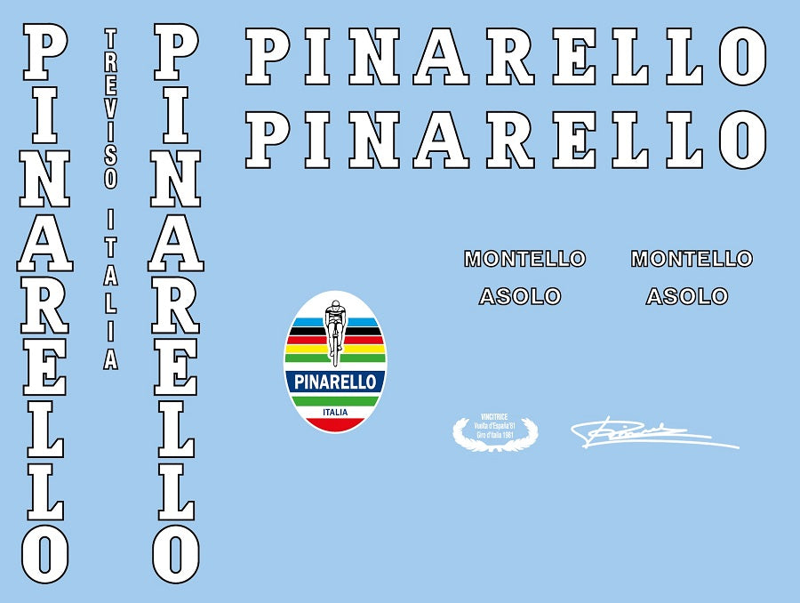 Pinarello SET 8-Bicycle Decals