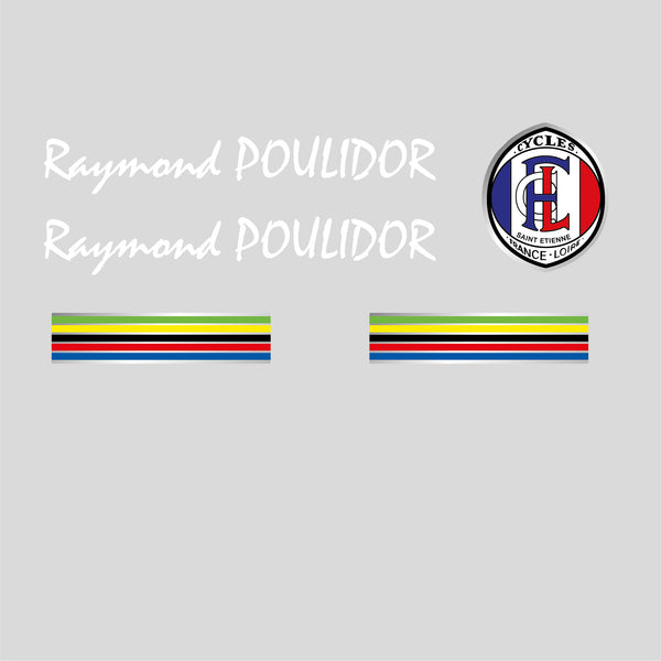 Raymond Poulidor Set 100-Bicycle Decals
