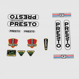 Presto Set 100-Bicycle Decals