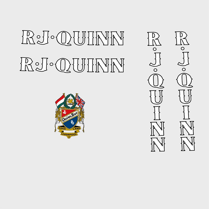 RJ Quinn Set 200-Bicycle Decals