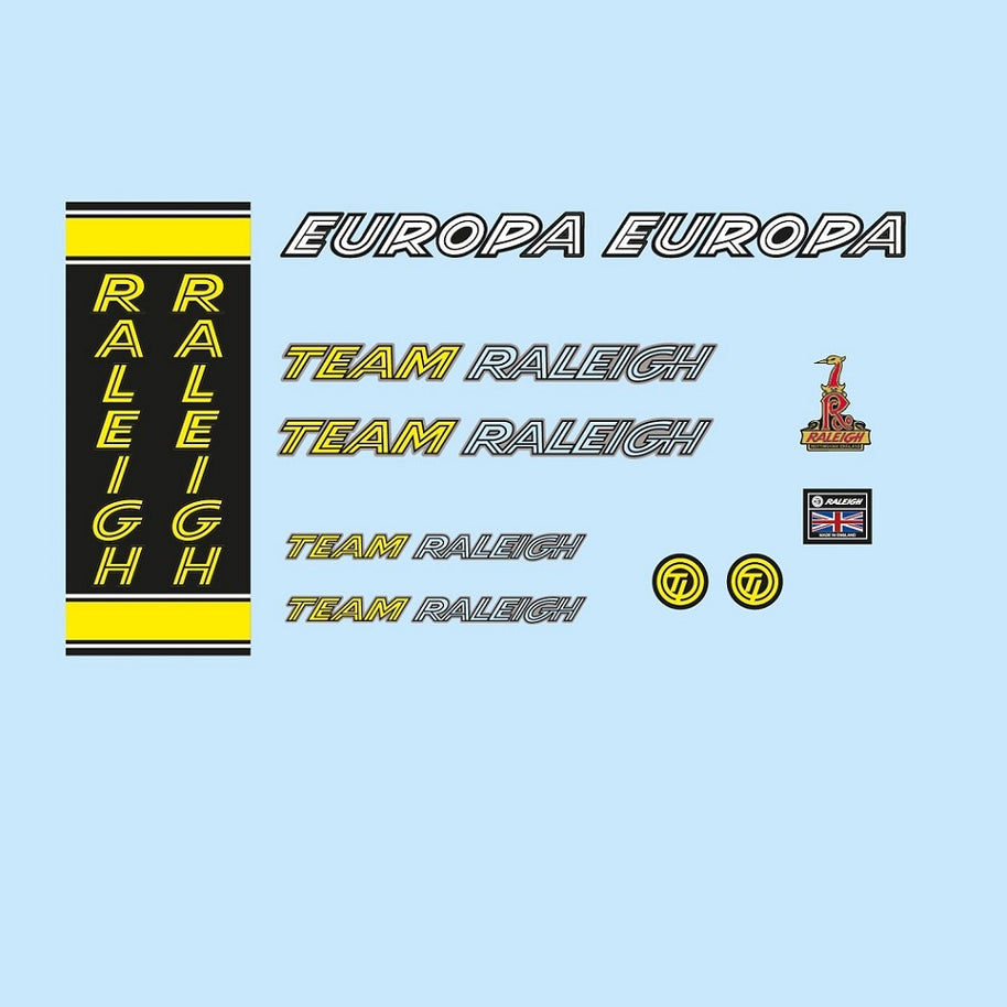 Raleigh Set 10-Bicycle Decals