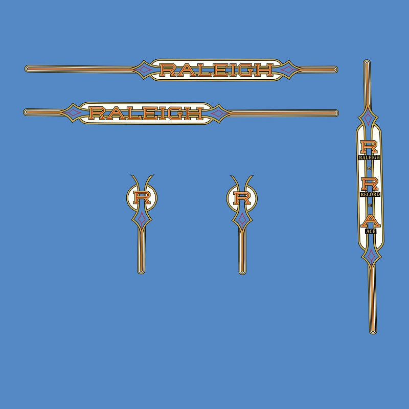 Raleigh Set 1002-Bicycle Decals