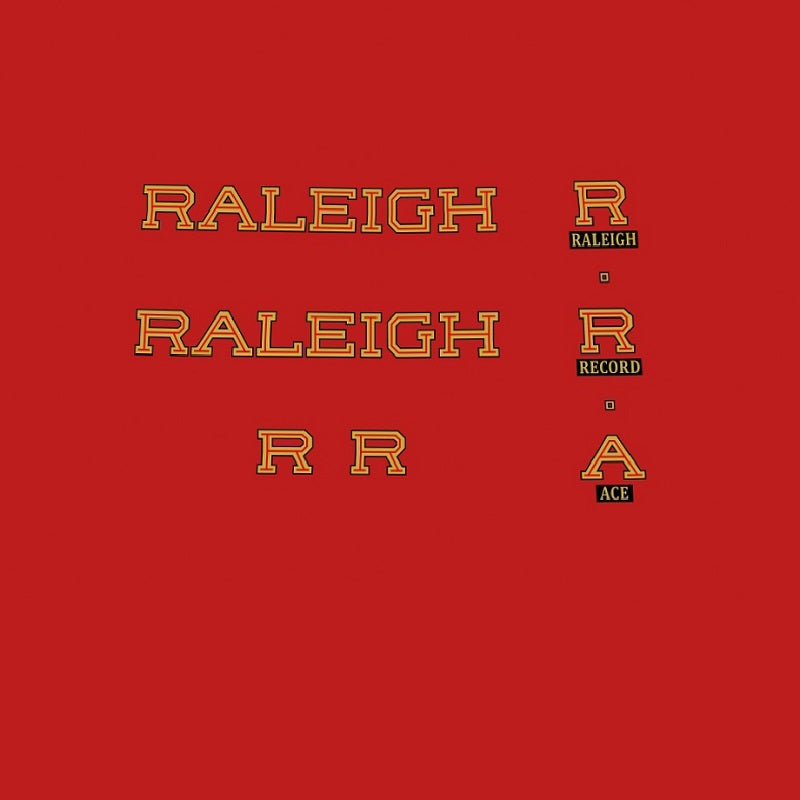 Raleigh Set 1010-Bicycle Decals