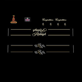 Raleigh Set 101-Bicycle Decals