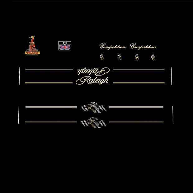 Raleigh Set 101-Bicycle Decals