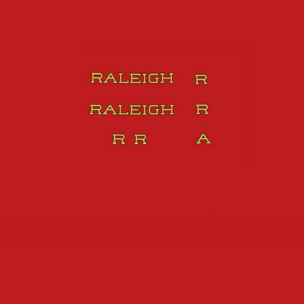 Raleigh RRA Bicycle Decals