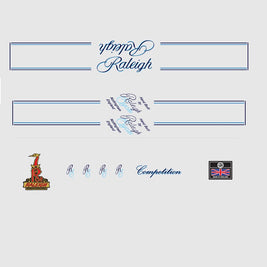 Raleigh Competition bicycle decals