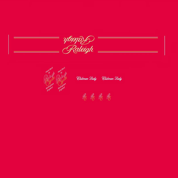 Raleigh SET 205-Bicycle Decals