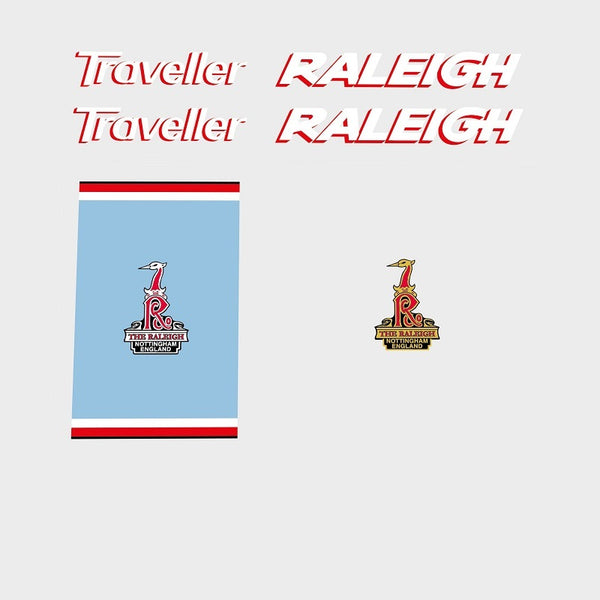 Raleigh Traveller Bicycle Decals