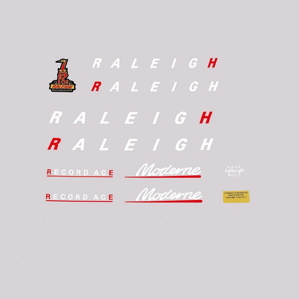 Raleigh Set 256-Bicycle Decals