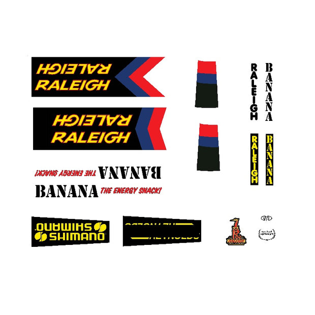 Raleigh SET 30-Bicycle Decals