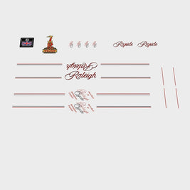 Raleigh Rapide bicycle decals