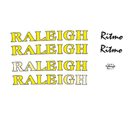 Raleigh Ritmo Bicycle Decals Stickers