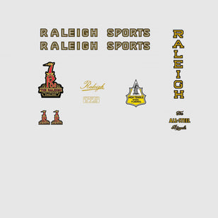 Raleigh Set 520-Bicycle Decals