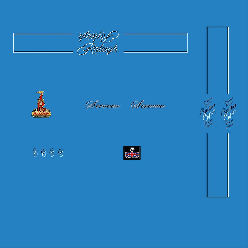 Raleigh Set 790-Bicycle Decals