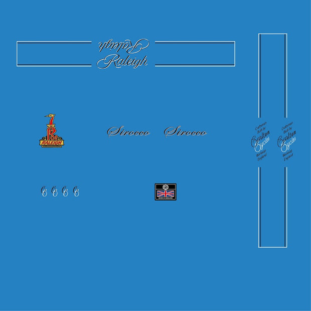 Raleigh Set 790-Bicycle Decals