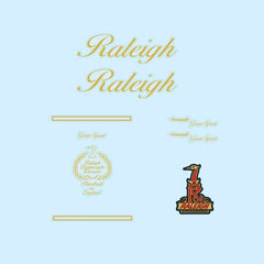 Raleigh SET 7-Bicycle Decals