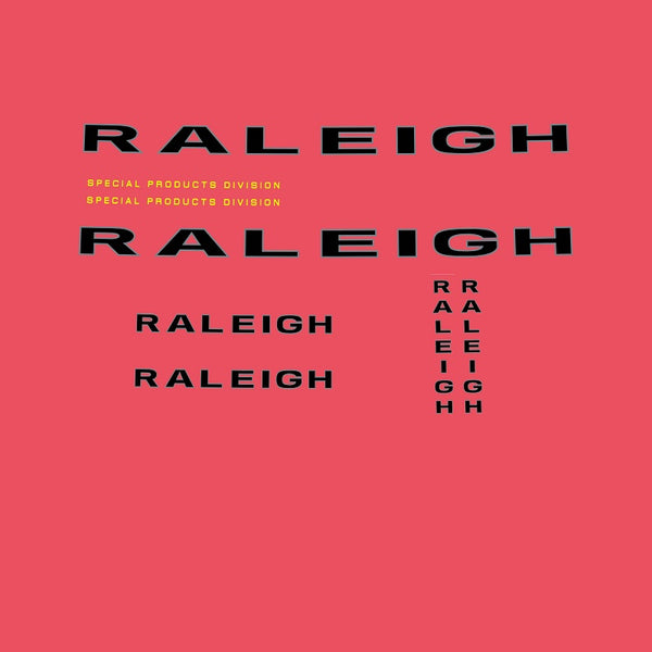 Raleigh SET 8100-Bicycle Decals