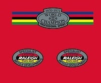 Raleigh Set 9002-Bicycle Decals