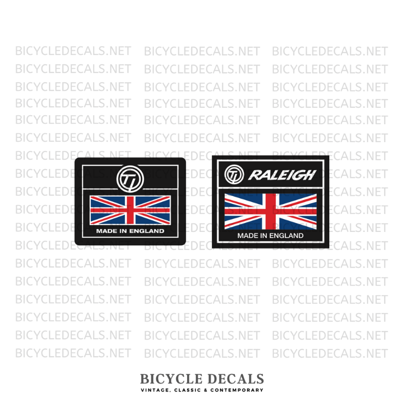 Raleigh SET A-Bicycle Decals