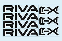Riva Bicycle Decals / Stickers