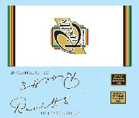 Rivetts Set 3-Bicycle Decals