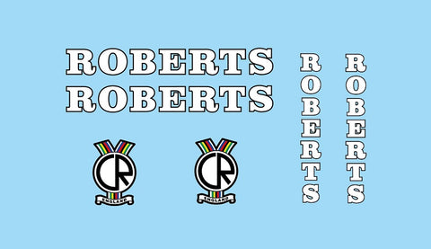 Chas Roberts Bicycle Decals / Stickers